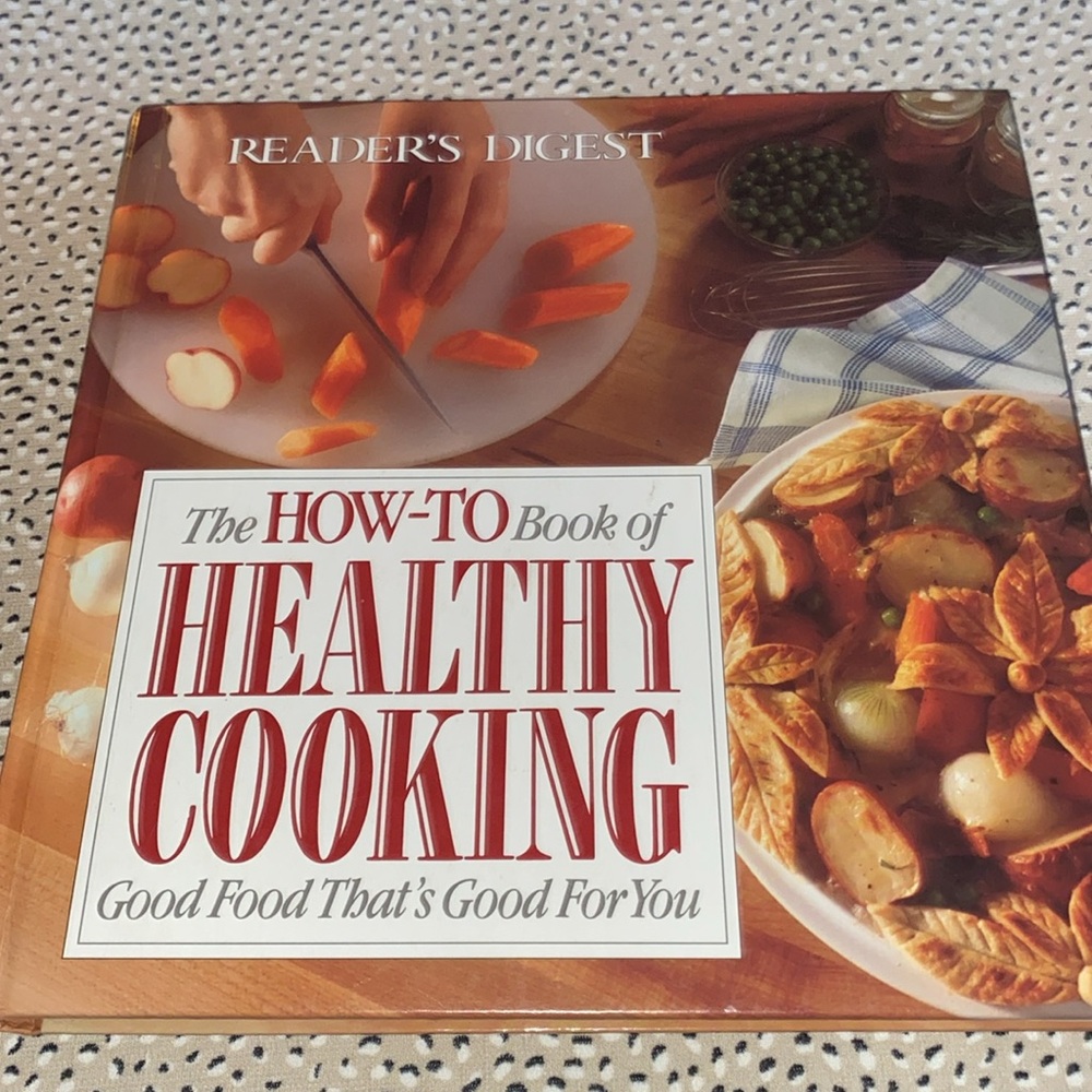Reader's Digest How-To Book of Healthy Cooking - Brown Cover